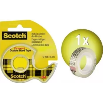 Scotch Doppels. Taśma klejąca + podajnik 12 mm x 6,3 136D-MDEU