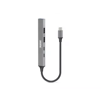 USB Hub Port Designs 900163 Type-C 5000 Mbit/s Srebrny