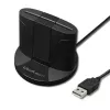 Czytnik kart inteligentnych Qoltec 50632 USB 2.0 Czarny Kabel 1m