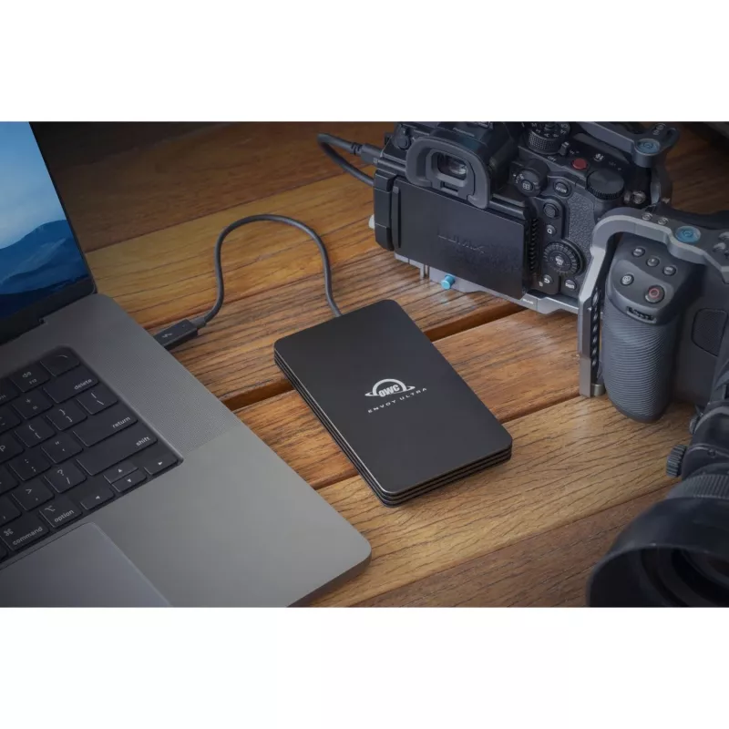 OWC Envoy Ultra - SSD - 2 TB - zewnętrzny (przenośny) - M.2 NVMe (M.2 NVMe) - Thunderbolt 5 (złącze USB-C) - Czarny (OWCTB5ENVU02)