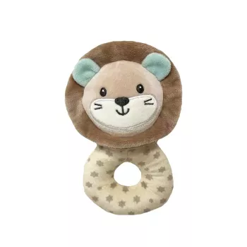 Grzechotka TULILO Lew 9326, zabawka do ręki dla niemowląt, 18 cm