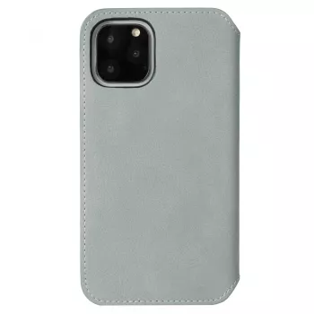 Portfel na telefon Krusell Sunne dla Apple iPhone 11 Pro — vintage szary, etui typu folio z kieszenią na karty
