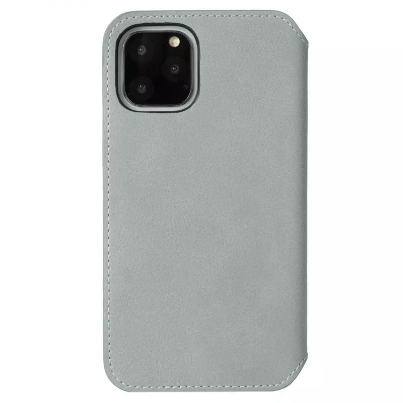 Portfel na telefon Krusell Sunne dla Apple iPhone 11 Pro — vintage szary, etui typu folio z kieszenią na karty