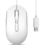 Perixx PERIMICE-222UW Mysz optyczna Silent USB-A Biała - Mysz - optyczna (PERIMICE-222UW)
