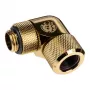 Bitspower Advanced Multi-Link Adapter Connector 90 stopni G1/4 cal AG do 12mm AD Hardtube - obrotowy, mosiądz