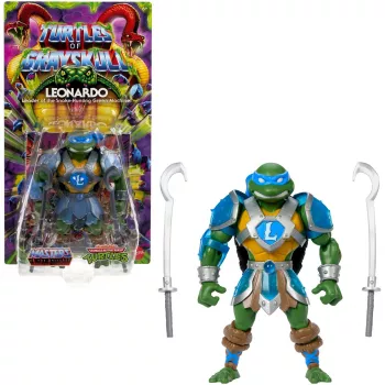Figurka akcji MATTEL MotU Origins Core Leonardo JBN03 – kolekcjonerska skala 6 cali, artykułowana
