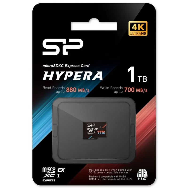 Karta pamięci Silicon Power HYPERA 1 TB MicroSDXC 3D TLC NAND Class 10 (SP001TBSTEI31V10)