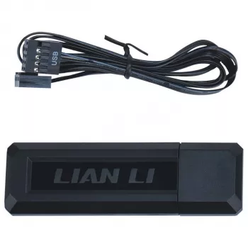 Wentylator Lian Li UNI FAN SL Wireless LCD 120 Czarny 3 szt.