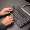 Mini klawiatura bezprzewodowa Tellur TLL491251 Czarna, kompaktowa konstrukcja, układ przenośny