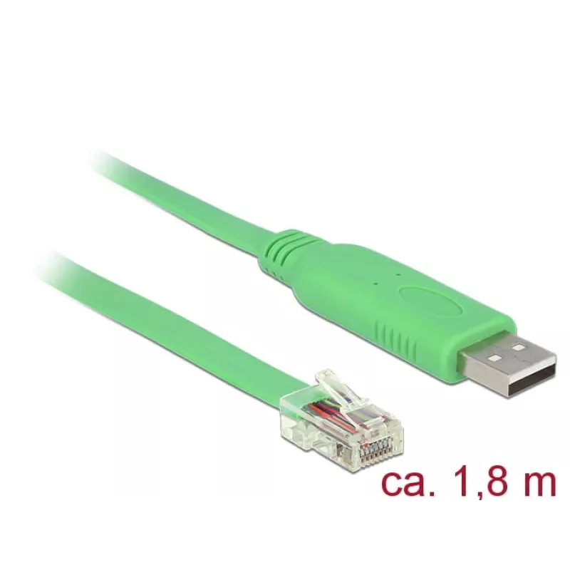 Kabel USB DeLOCK 62960 USB A zielony