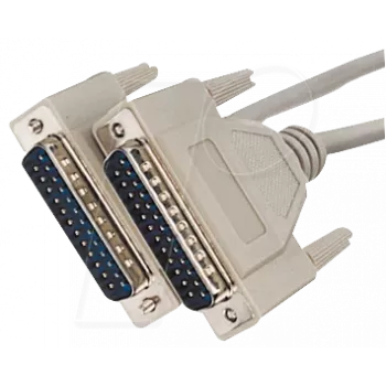 Kabel D-Sub ShiverPeaks AK 4010 — 25-pinowy męsko-męski, 1,8 m