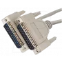 Kabel D-Sub ShiverPeaks AK 4010 — 25-pinowy męsko-męski, 1,8 m