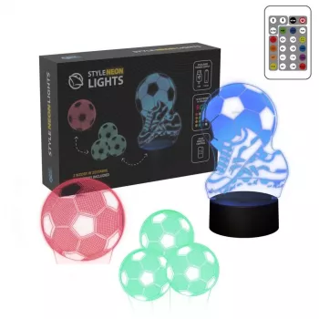 Lampa stołowa MANTA SNL124RGB RGB 3D dekoracja świetlna kule, dioda LED zmieniająca kolor, oświetlenie dekoracyjne