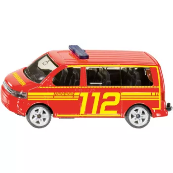 Usorteret Siku VW T5 Wóz strażacki dowodzenia model SIE-30474970 odlewany pojazd ratowniczy 1:87