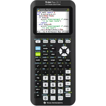 Kalkulator graficzny Texas Instruments TI-84 Plus CE-T Python Edition – kolorowy wyświetlacz, obsługa Pythona