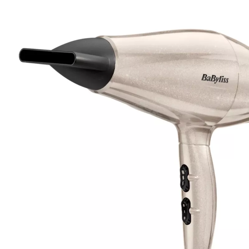 Suszarka do włosów BABYLISS 5914PE — 2000 W, silnik DC, 3 poziomy temperatury, 2 prędkości, funkcja zimnego nawiewu, Czarna/Złota/Różowe złoto