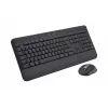 Logitech Signature MK650 for Business - Zestaw klawiatury i myszy - Bezprzewodowy - 2,4 GHz, Bluetooth LE - QWERTY - Hiszpański - Grafit