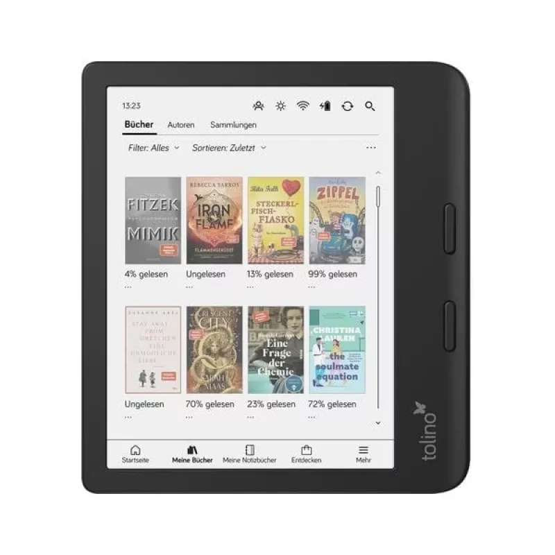 Tolino czytnik e-booków Ekran dotykowy Wi-Fi Czarny