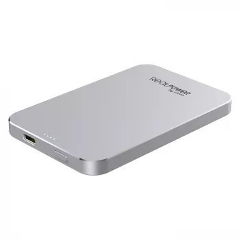 RealPower Powerbank PB-5000 MAG Srebrny 5.000mAh
