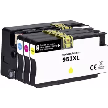 Renkforce zestaw tuszów zamiennik HP 950 XL, 951 XL (C2P43AE) kompatybilny czarny, cyjan, magenta, żółty RF-5705448 (RF-5705448)