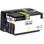 Renkforce zestaw tuszów zamiennik HP 950 XL, 951 XL (C2P43AE) kompatybilny czarny, cyjan, magenta, żółty RF-5705448 (RF-5705448)