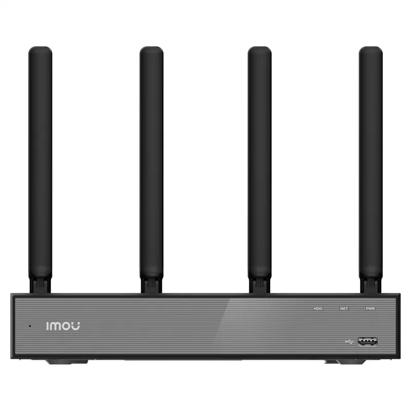 Sieciowy rejestrator wizyjny IMOU N118W Czarny — 18-kanałowy, odtwarzanie 4 kanałów, maks. 3840×2160, dwupasmowe Wi‑Fi, SATA do 16 TB
