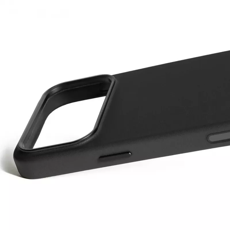 Mujjo Full Leather Case Etui na iPhone 17 Pro Max czarny