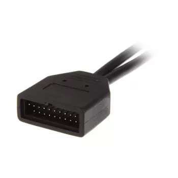 adapter kablowy USB 19-pin na USB 9-pin 0,15 m, czarny, No name ZUUS-173