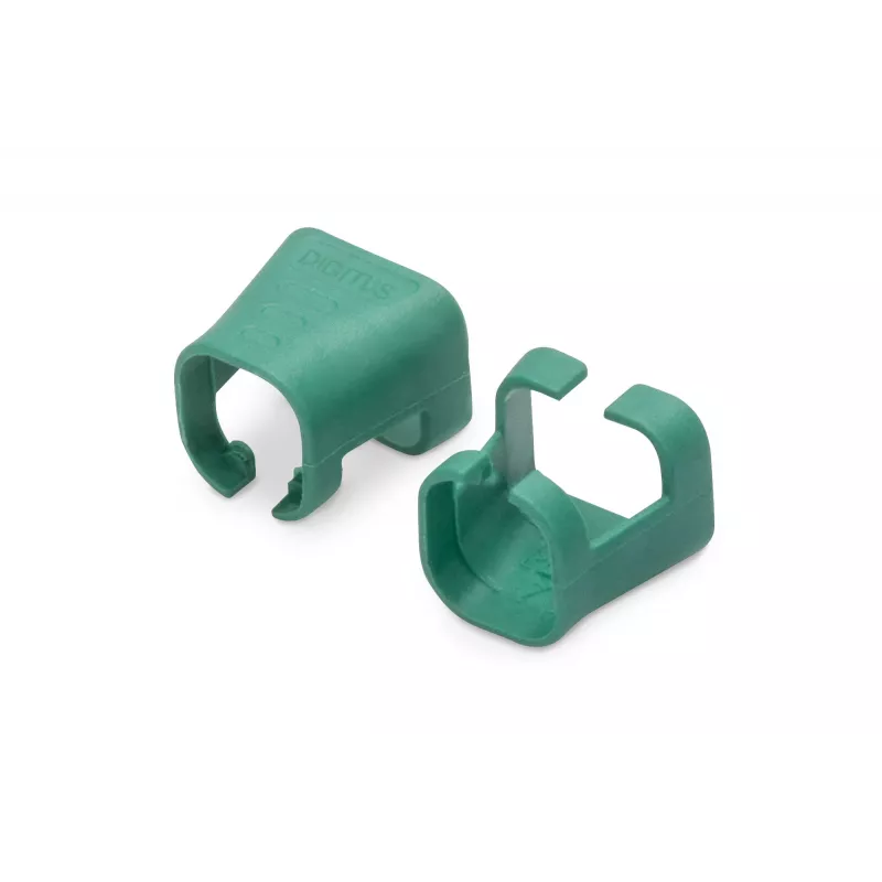 DIGITUS - Kabelclips mit Farbcodierung - für Patch-Kabel - grün (Packung mit 100) (A-CC-G)