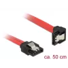 Kabel SATA DeLOCK 83979 0,5 m SATA 7-pin Czarny Czerwony