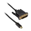 Kabel DVI Akasa AK-CBCA10-18BK 1.8 m DVI-D czarny