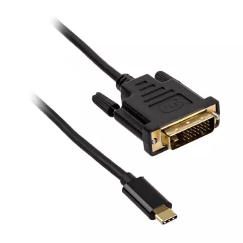 Kabel DVI Akasa AK-CBCA10-18BK 1.8 m DVI-D czarny