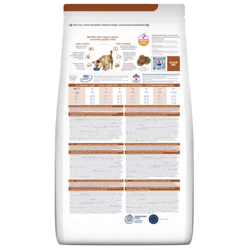 Hill's PD K/D Kidney Care Oryginalny - sucha karma dla psów - 4kg