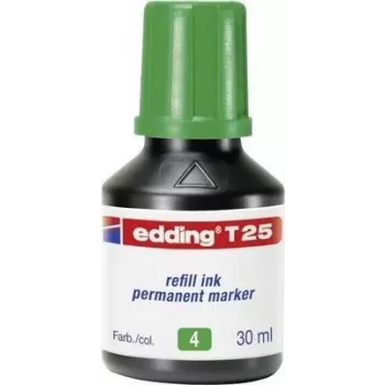 Wkład atramentowy do uzupełniania Edding T 25 zielony 30 ml do kompatybilnych markerów Edding