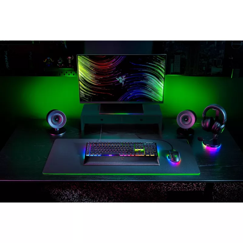 Razer CzarnyWidow V4 - żółty Switch Linear - mechaniczna klawiatura gamingowa