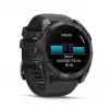 Smartwatch GARMIN Fenix 8 — obudowa tytanowa 51 mm, AMOLED 1,4 cala, GPS, 32 GB, 10 ATM, pasek silikonowy