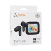 Słuchawki SBOX EB-TWS08-B z ekranem dotykowym czarne