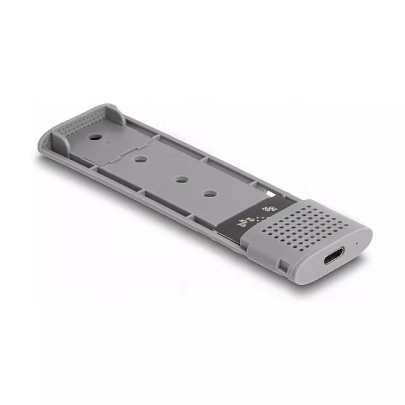 Obudowa SSD DeLOCK Zewnętrzna Uniwersalna Obudowa USB Type-C Combo do M.2 NVMe PCIe lub SATA SSD bez narzędzi