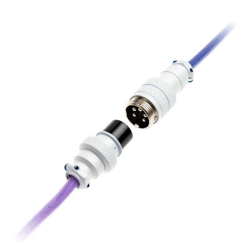 Ducky Premicord Afterglow Spiralny kabel, USB Type-C do Type-A - 1,8 m
