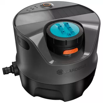 Okrągły zraszacz wodny Gardena AquaPrecise Czarny Niebieski Szary 1 szt.