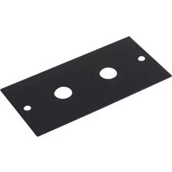 Panel rackowy Omnitronic Modul 2HE z 2 gniazdami jack 6,35 mm (1/4 cala), otwór 44x88 mm