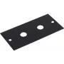 Panel rackowy Omnitronic Modul 2HE z 2 gniazdami jack 6,35 mm (1/4 cala), otwór 44x88 mm