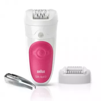 Braun Silk-epil 5 5-500 SensoSmart epilator, różowo-biały