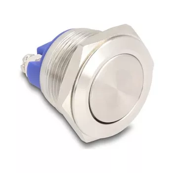 Przełącznik przyciskowy DeLOCK 22040 2P Nikiel Stal nierdzewna 250V 5A