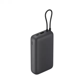 Power bank Xiaomi 20000mAh z wbudowanym kablem, ciemnoszary, model 61828