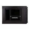 EXTRALINK LITE 4U 530X400 SZAFKA RACK NA ŚCIANĘ CZARNA Z PÓŁKĄ