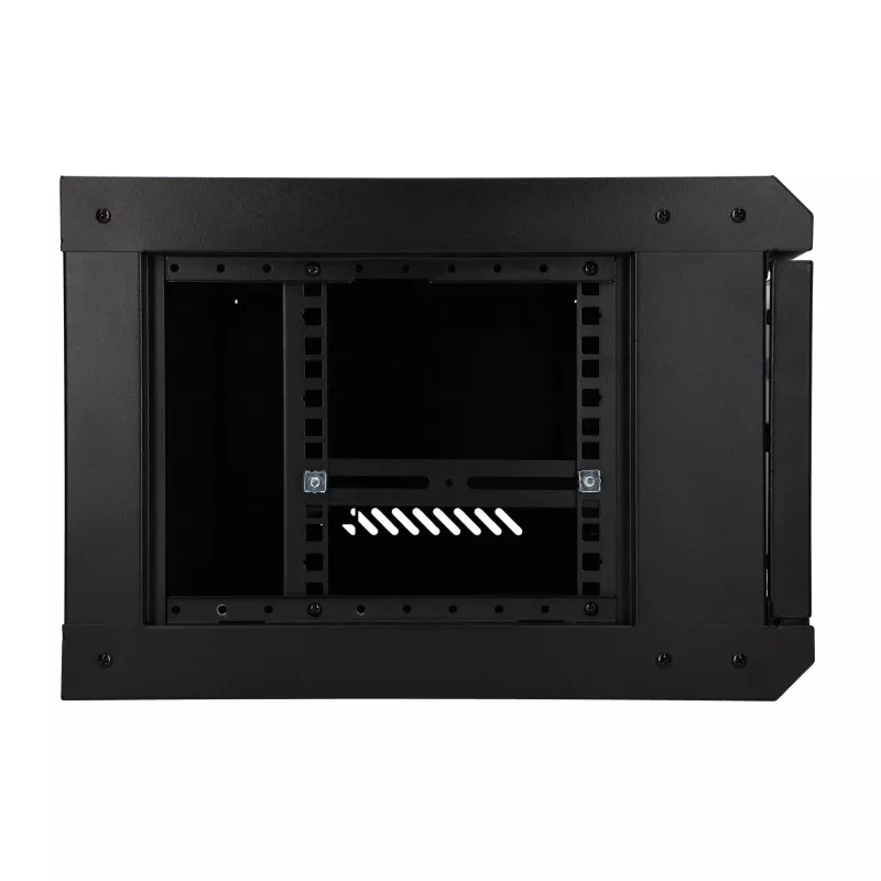EXTRALINK LITE 4U 530X400 SZAFKA RACK NA ŚCIANĘ CZARNA Z PÓŁKĄ
