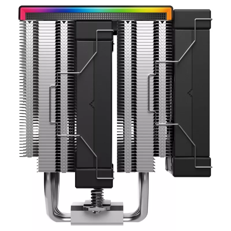 Chłodnica powietrza CPU DeepCool AK620 Digital SE, dwuwieżowa, 6x rurki cieplne Ø6mm, 2x wentylatory 120mm PWM, RGB, wysokość 161 mm