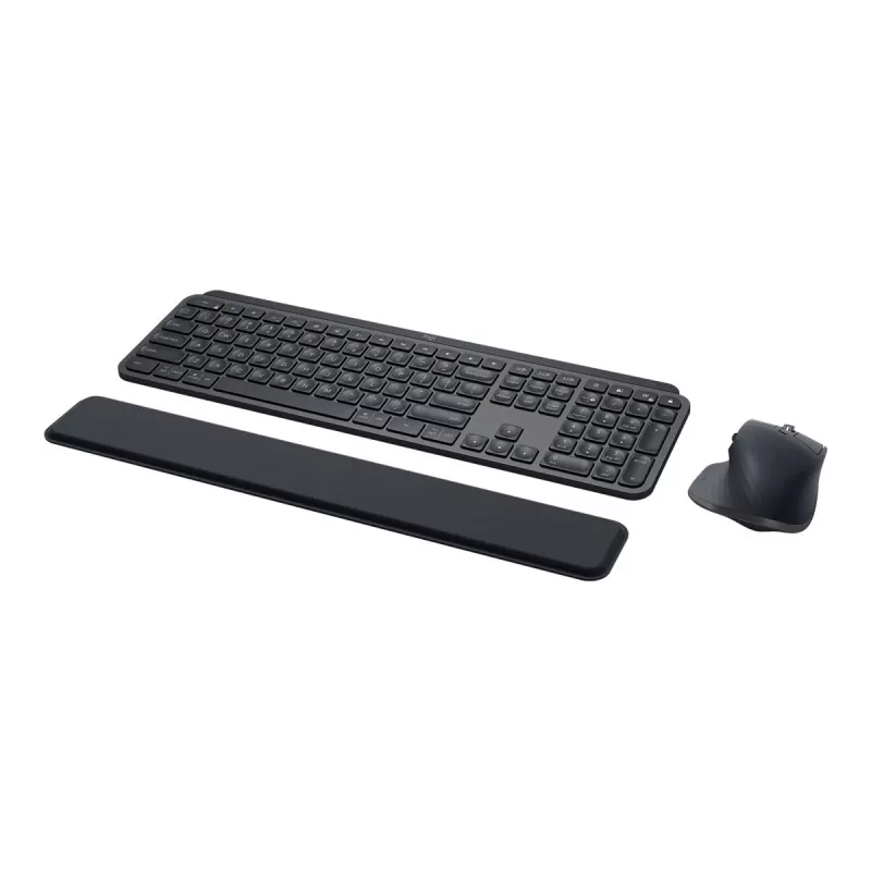 Logitech MX Keys combo for Business Gen 2 Klawiatura Mysz w zestawie Biuro RF Wireless + Bluetooth AZERTY French Graphite