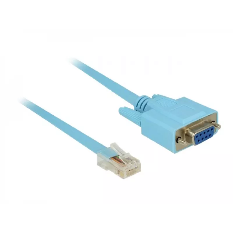 Kabel szeregowy DeLOCK 63341 niebieski 1 m DB-9